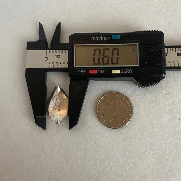 VTG Signed Morrell Sterling Silver 925 Foliage Leaf Earrings - Picture 15 of 16